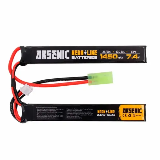 [260008] BATERIA ARSENIC PRO LIPO 7.4V 1450MAH 25C/50C 2STICK NEGRA