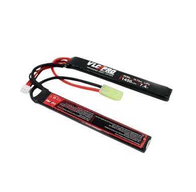 [260008] BATERIA VLC PRO LIPO 7.4V 1450MAH 25C/50C 2STICK NEGRA