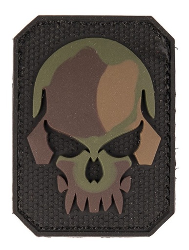 [258074] PVC PATCH SKULL CAMO