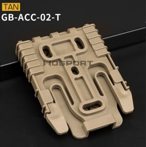 [258739] WOSPORT QUICK RELEASE BUCKLE FOR ADAPTER BASE FDE