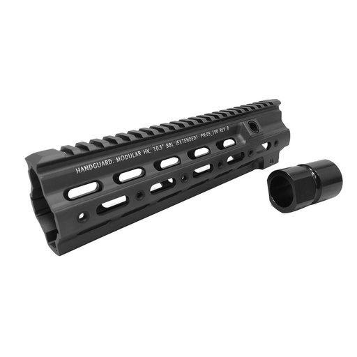 [266598] 5KU 9.5 INCHES GEISSELE SMR RAIL FOR 416 RIFLE (BLACK)
