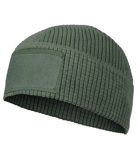 [265096] HELIKON-TEX RANGE BEANIE CAP GRID FLEECE OLIVE GREEN L