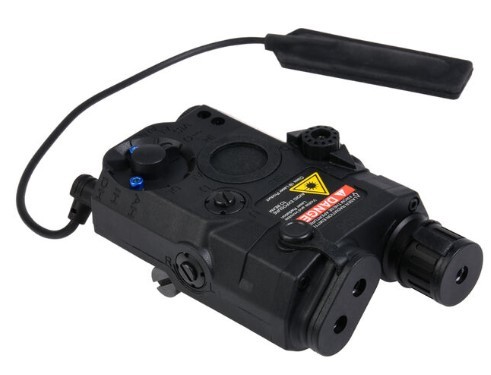 [265393] EXTERNO AN/PEQ-15 LASER VERDE PORTABATERIA FMA NEGRO