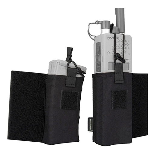 [266642] EMERSONGEAR SET 2X RADIO/MAGAZINE POUCHES BLACK