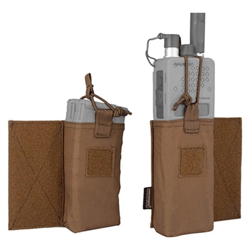 [266659] EMERSONGEAR SET 2X RADIO/MAGAZINE POUCHES COYOTE BROWN