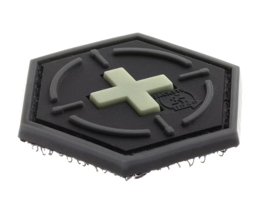 [268097] TACTICAL MEDIC RUBBER PATCH GLOW IN THE DARK