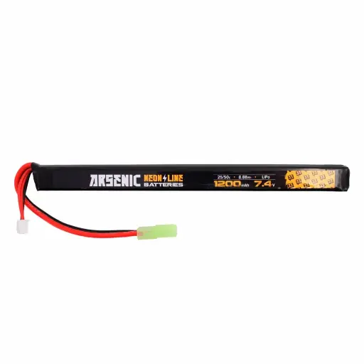 [267977] BATERIA ARSENIC PRO LIPO 7.4V 1200MAH 25C/50C 1STICK NEGRA