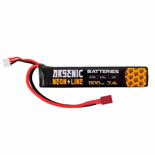 [269520] BATERIA ARSENIC PRO LIPO 7.4V 1100MAH 25C/50C 1STICK T-DEAN NEGR