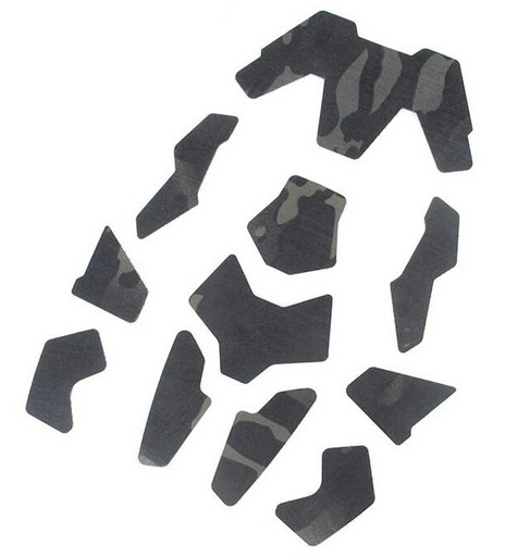[271257] TMC SFIRE STYLE STICKER SET FOR HELMETS (MULTICAM BLACK)