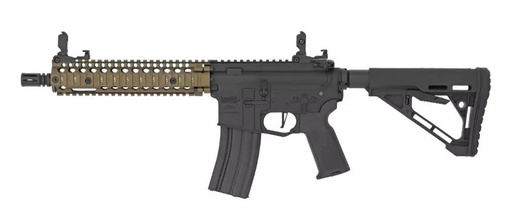 [272100] REPLICA MK18 GEN3 FULL METAL DELTA BLACK / BRONZE LANCER TACTICAL AEG