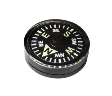[275040] BUTTON COMPASS LARGE - BLACK