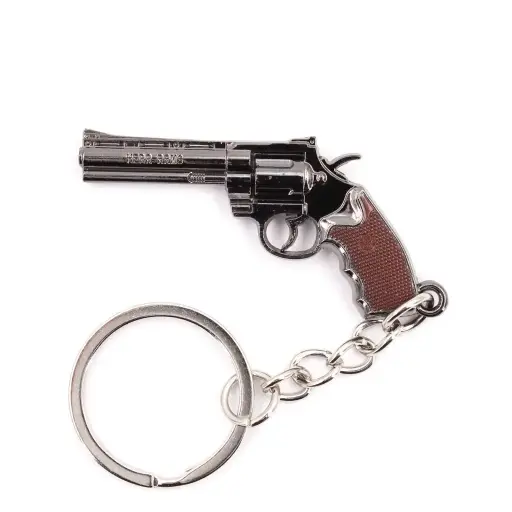 LLAVERO BH REVOLVER MG357 5CM PLATA 
