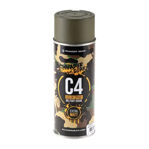 C4 MIL GRADE COLOR SPRAY RAL6040 (INVADER GEAR)